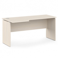 Стол письменный эргономичный V-36 серии «Vasanta» (Дуб кобург, левый, 1600/524 х 780/600 х 750 мм)