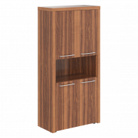 Шкаф с 2-мя комплектами глухих малых дверей и топом ZHC 85.4 для кабинета руководителя "ZENN"