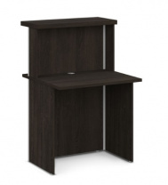 Модуль стойки ресепшен, прямой V-85 серии «Vasanta» (Дуб кентербери, 800 x 760 x 1220)