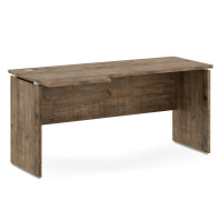 Стол письменный эргономичный V-36 серии «Vasanta» (Дуб Самдал, левый, 1600/524 х 780/600 х 750 мм)