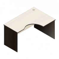 Стол эргономичный Р.СКУ-14 серии «Референт» (венге/дуб, правый, 1390 х 1000(680) х 750 мм)