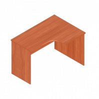 Стол эргономичный Р.РС-12 серии «Референт» (Вишня оксфорд, правый, 1190 х 860(550) х 750 мм)