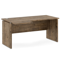 Стол письменный эргономичный V-46 серии «Vasanta» (Дуб Самдал, левый, 1600/524 х 1000/730 х 750 мм)