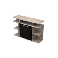 Шкаф низкий с черным стеклом 4ШН.012.2 для кабинета руководителя «TAIM-MAX» Шкаф низкий с черным стеклом 4ШН.012.2 для кабинета руководителя «TAIM-MAX»