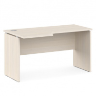 Стол письменный эргономичный V-34 серии «Vasanta» (Дуб кобург, левый, 1400/524 x 780/600 x 750 мм)
