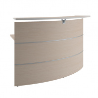 Элемент ресепшн 60º внутренний для приемной «Zoom» (Светлый дуб, 1950x997x1090 мм)