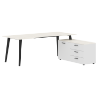 Стол руководителя с тумбой JCT 2018 (L/R) серии «JAY» Стол руководителя с тумбой JCT 2018 (L/R) серии «JAY»