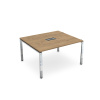 Стол переговорный системы Бенч, П-образные опоры, начальный модуль НСПН-П.926 серии «Gloss line»