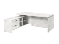 Стол руководителя с опорной тумбой левый FB-119L.GG серии «Festus»