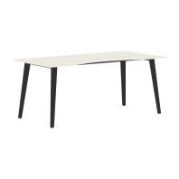 Стол руководителя JST 1890 серии «JAY» (Ясень белый/антрацит, 1800х900х750 мм)