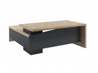 Стол руководителя без блока розеток с опорной тумбой Т-18 для кабинета руководителя «Торстон»