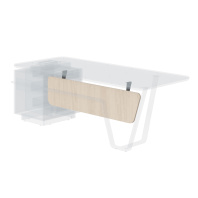 Фронтальная панель серии "Line" (Дуб светлый, крепление черный графит, 1413х19х340 мм) Фронтальная панель серии "Line" (Дуб светлый, крепление черный графит, 1413х19х340 мм)