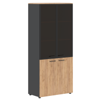 Шкаф комбинированный с дверьми в металлической рамке JHC 85.7 серии «JAY» (Дуб Бофорд/антрацит, 856х432х1949 мм) Шкаф комбинированный с дверьми в металлической рамке JHC 85.7 серии «JAY» (Дуб Бофорд/антрацит, 856х432х1949 мм)