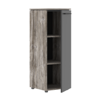 Шкаф колонка с глухой средней дверью  MMC 42.1 для кабинета руководителя «Morris Trend»