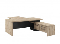 Стол руководителя без блока роз. с опорной тумбой и брифингом Т-820 для кабинета руководителя «Торст