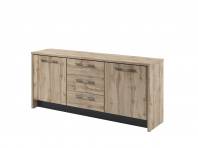 Тумба, 3 ящика, 2 двери T-13-01 для кабинета руководителя «Торстон»