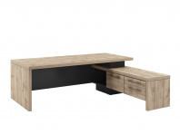Стол руководителя без блока розеток с опорной тумбой Т-22 для кабинета руководителя «Торстон»
