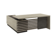 Стол руководителя на ЛДСП опорах с опорной тумбой правый Z-218пр.0000 для кабинета руководителя «V Стол руководителя на ЛДСП опорах с опорной тумбой правый Z-218пр.0000 для кабинета руководителя «V