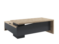 Стол руководителя с блоком розеток с опорной тумбой Т-20 для кабинета руководителя «Торстон»