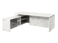 Стол руководителя с опорной тумбой левый FB-121L.GG серии «Festus»