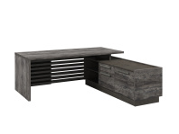 Стол руководителя на ЛДСП опорах с опорной тумбой правый Z-220пр.0000 для кабинета руководителя «V Стол руководителя на ЛДСП опорах с опорной тумбой правый Z-220пр.0000 для кабинета руководителя «V