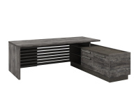 Стол руководителя на ЛДСП опорах с опорной тумбой правый Z-222пр.0000 для кабинета руководителя «Ves Стол руководителя на ЛДСП опорах с опорной тумбой правый Z-222пр.0000 для кабинета руководителя «Ves