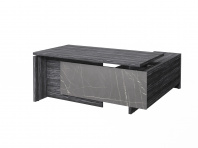 Стол руководителя с опорной тумбой левый FB-117L.GG серии «Festus»