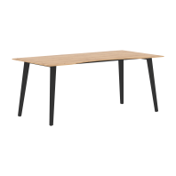 Стол руководителя JST 1890 серии «JAY» (Дуб Бофорд/антрацит, 1800х900х750 мм)