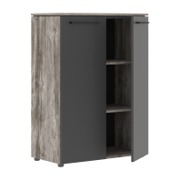 Шкаф с глухими средними дверьми  MMC 85.1 для кабинета руководителя «Morris Trend»