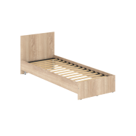 Кровать односпальная с изголовьем KBW 208.1 серии "KANN" Кровать односпальная с изголовьем KBW 208.1 серии "KANN"