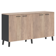 Греденция JLGR 1745 серии «JAY» (Дуб каньон/антрацит, 1706х432х938 мм) Греденция JLGR 1745 серии «JAY» (Дуб каньон/антрацит, 1706х432х938 мм)