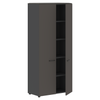 Шкаф с глухими дверьми JHC 85.1 серии «JAY» (орех мокко/антрацит, 856 х 432 х 1949 мм) Шкаф с глухими дверьми JHC 85.1 серии «JAY» (орех мокко/антрацит, 856 х 432 х 1949 мм)