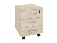 Тумба подкатная 3 ящика с замком серии «Альфа» Тумба подкатная 3 ящика с замком серии «Альфа»