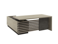 Стол руководителя на ЛДСП опорах с опорной тумбой правый Z-218пр.1000 для кабинета руководителя «V Стол руководителя на ЛДСП опорах с опорной тумбой правый Z-218пр.1000 для кабинета руководителя «V