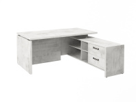 Стол руководителя с опорной тумбой правый FB-117R.DD серии «Festus»