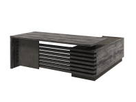 Стол руководителя на ЛДСП опорах с опорной тумбой левый Z-220л.0000 для кабинета руководителя «Vest Стол руководителя на ЛДСП опорах с опорной тумбой левый Z-220л.0000 для кабинета руководителя «Vest